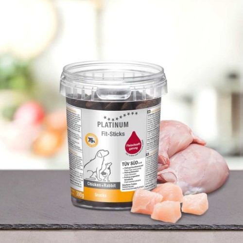 Platinum Fit-Sticks Chicken & Rabbit - Kuře & Králík tyčinky Platinum Fit-Sticks Chicken & Rabbit - Kuře & Králík tyčinky